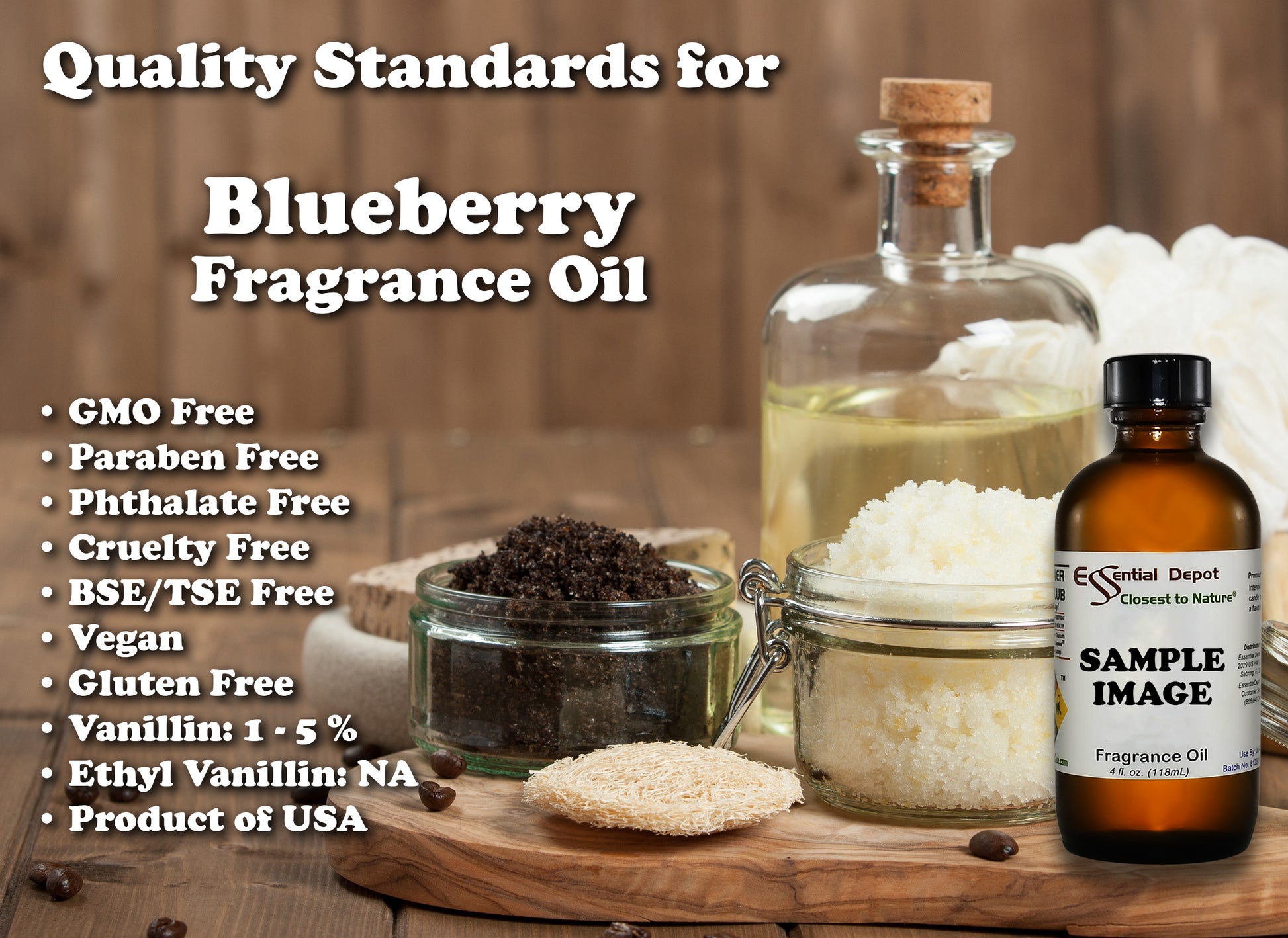 Blueberry Fragrance Oil - 4 oz.