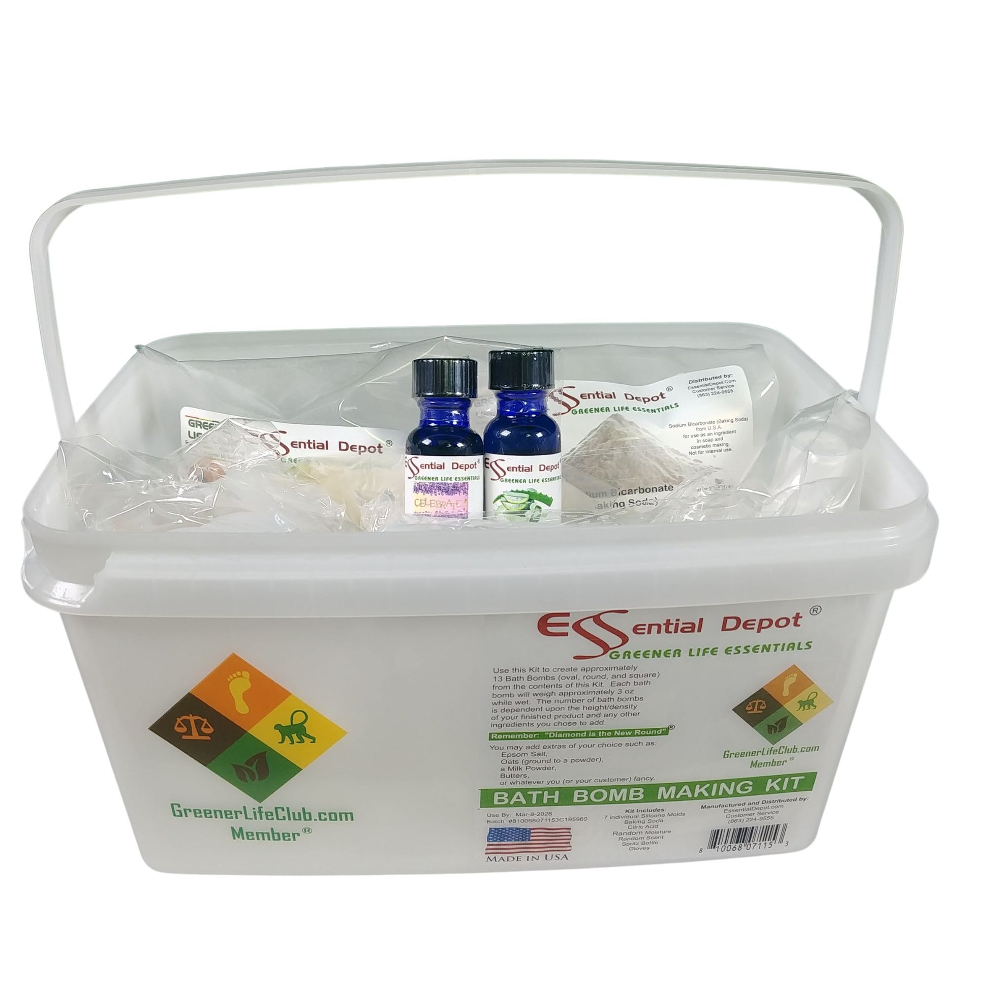 Bath Bomb Making Kit (DECONSTRUCTED) - Basic - Celebrate Lavender