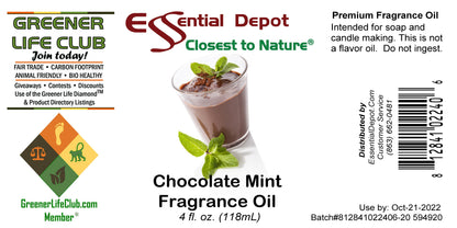 Chocolate Mint Fragrance Oil - 4 oz.