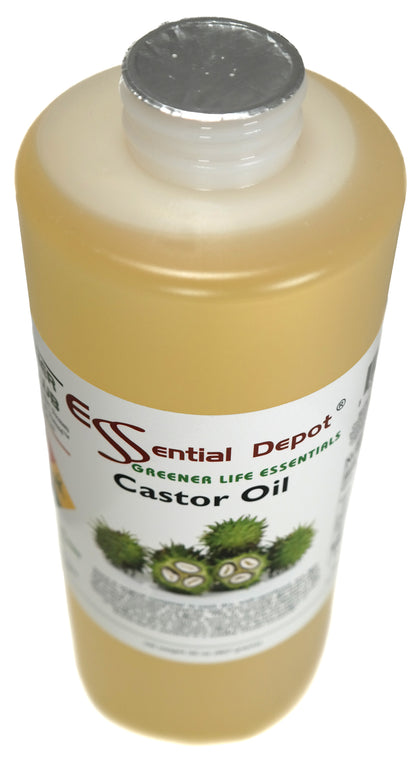 Castor Oil - Food Quart - 5 Quarts (32 oz per container) - Food Grade - No Additives