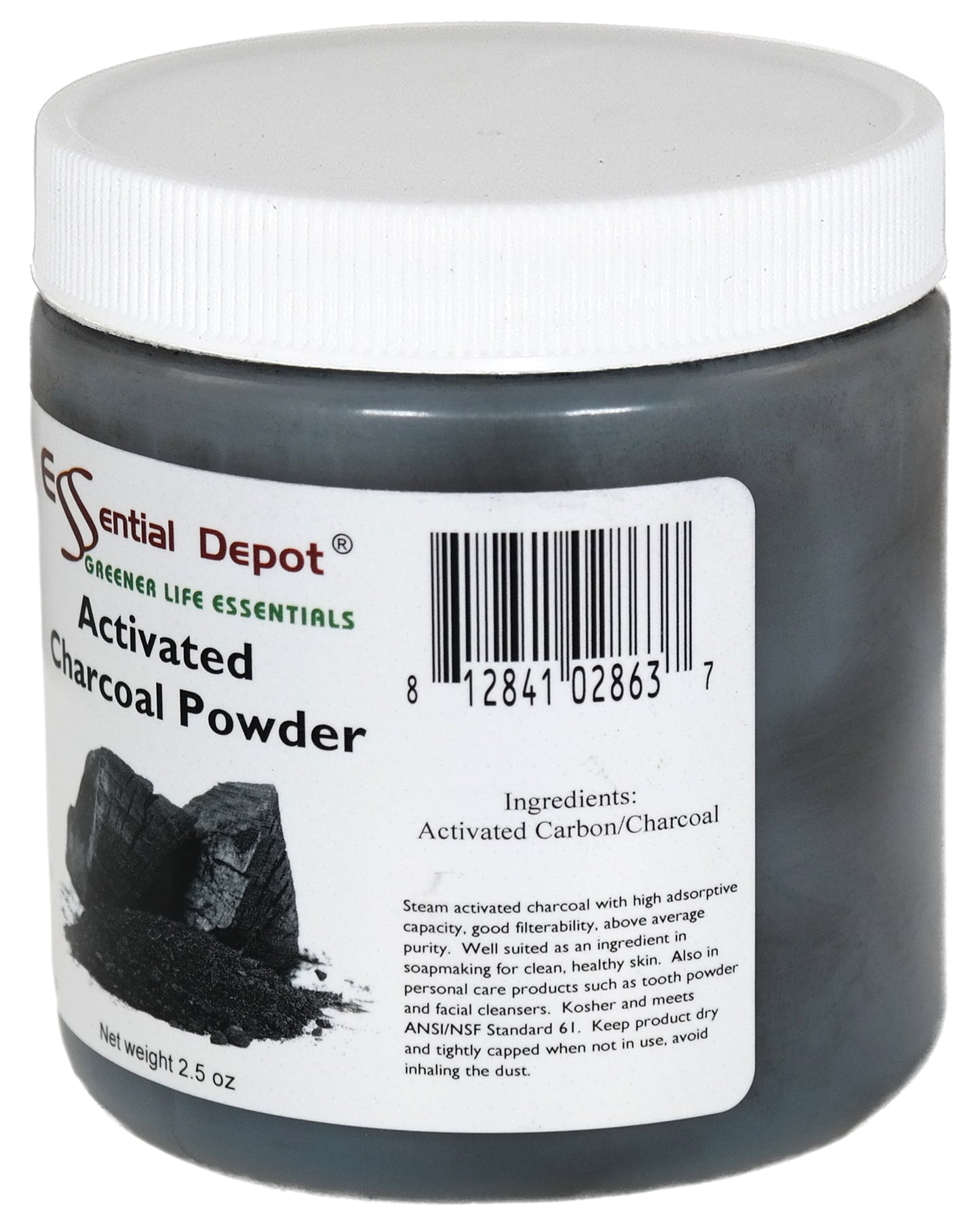 Activated Charcoal Powder - 2.5 oz - SALE ITEM