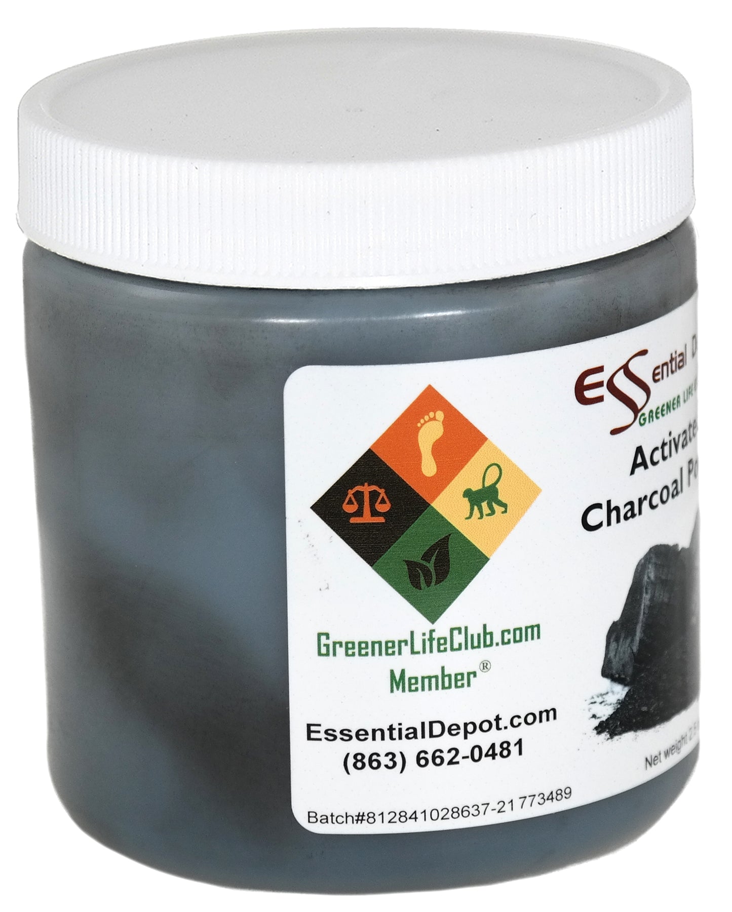 Activated Charcoal Powder - 2.5 oz - SALE ITEM