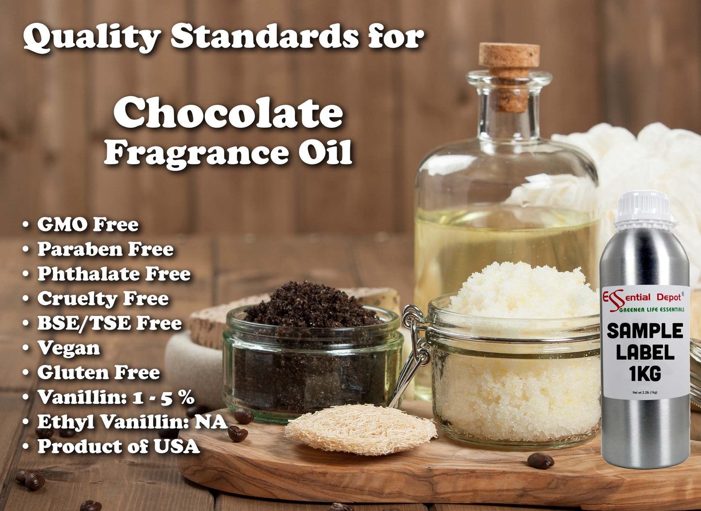 Chocolate Fragrance Oil - 4 oz.