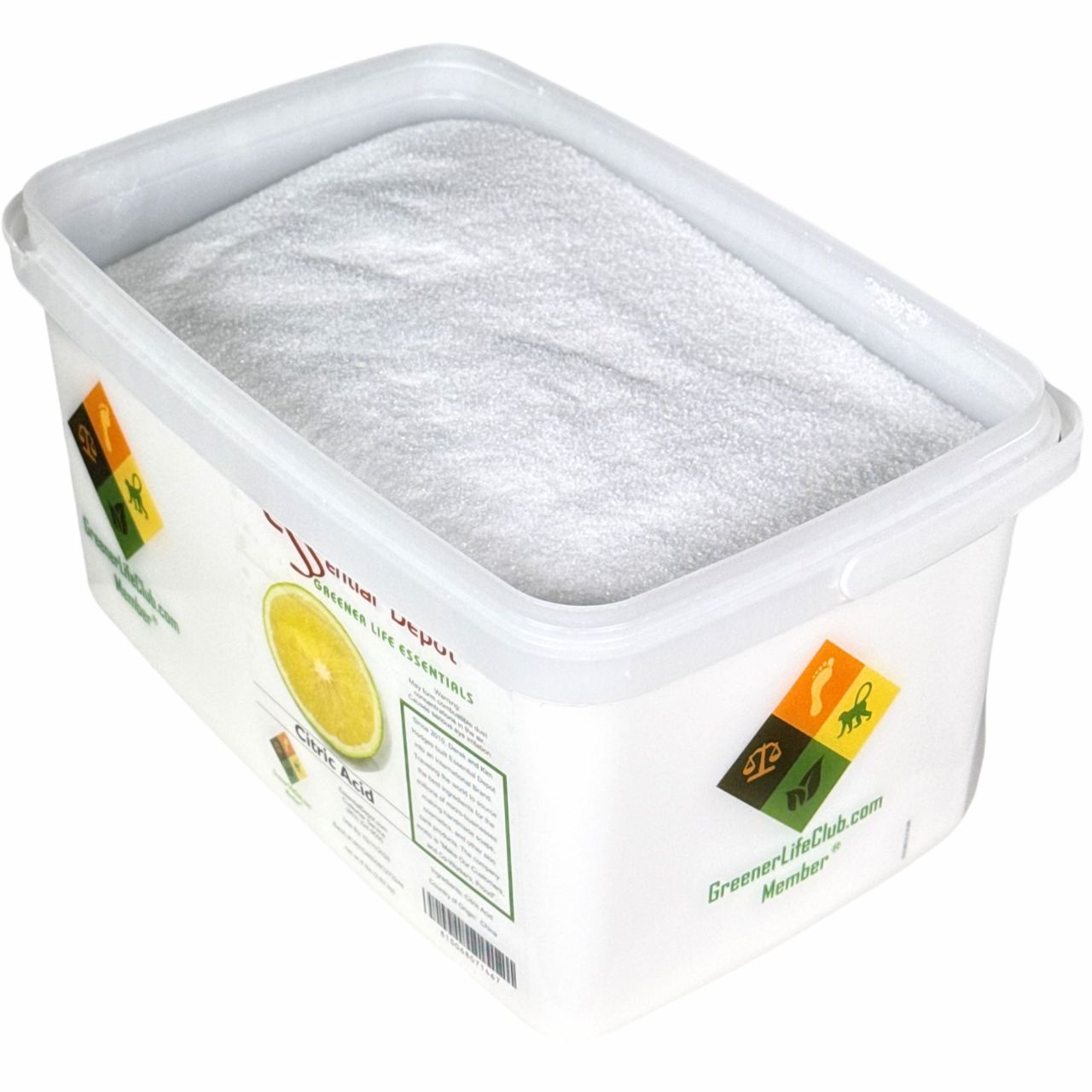Citric Acid - Non GMO, Anhydrous, USP-NF/FCC, Granular - 8 lbs in GLC Box