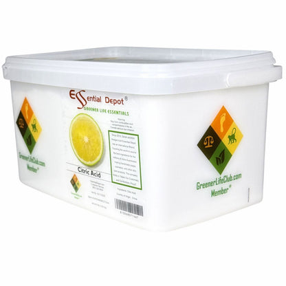 Citric Acid - Non GMO, Anhydrous, USP-NF/FCC, Granular - 8 lbs in GLC Box