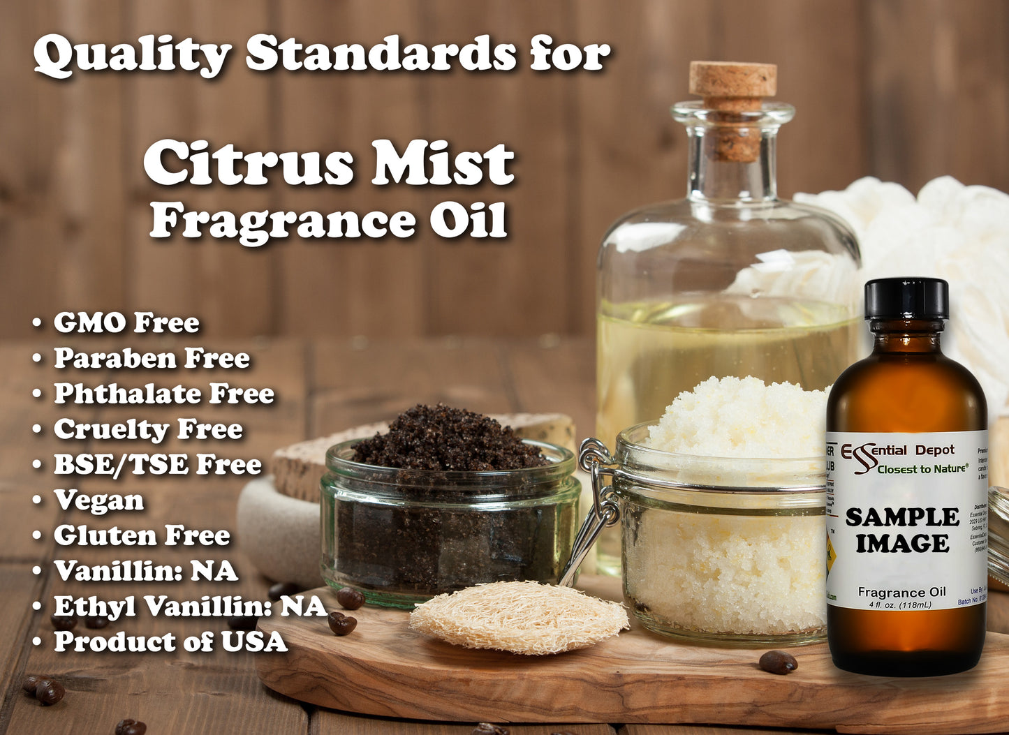 Citrus Mist Fragrance Oil - 4 oz.
