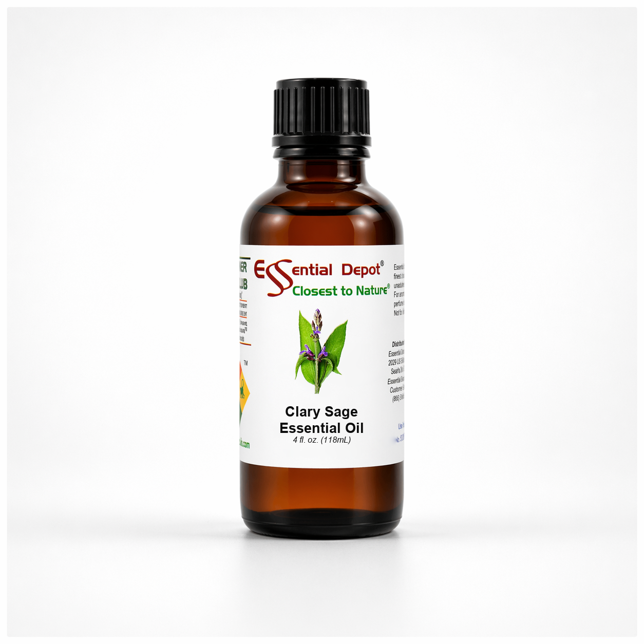Clary Sage Essential Oil - 4 oz.