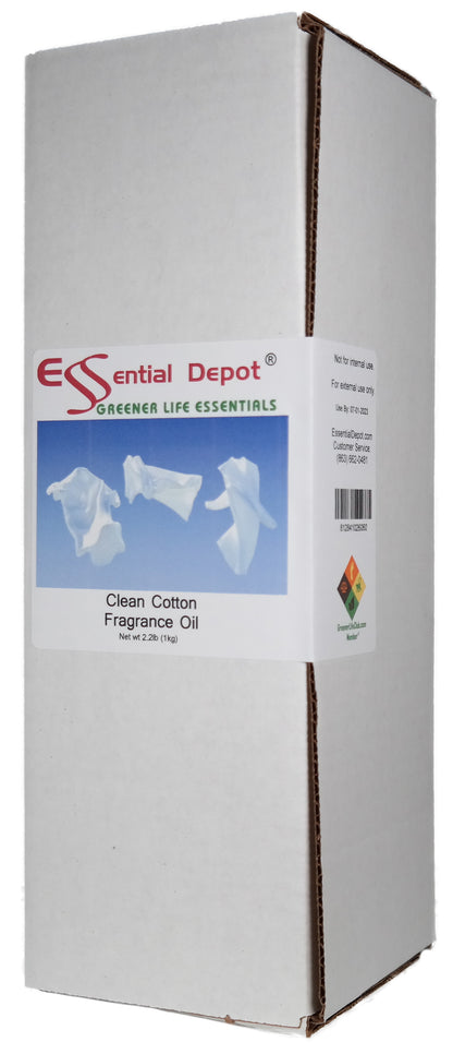 Clean Cotton Fragrance Oil - 1 kg. - Approx 2.2 lbs.