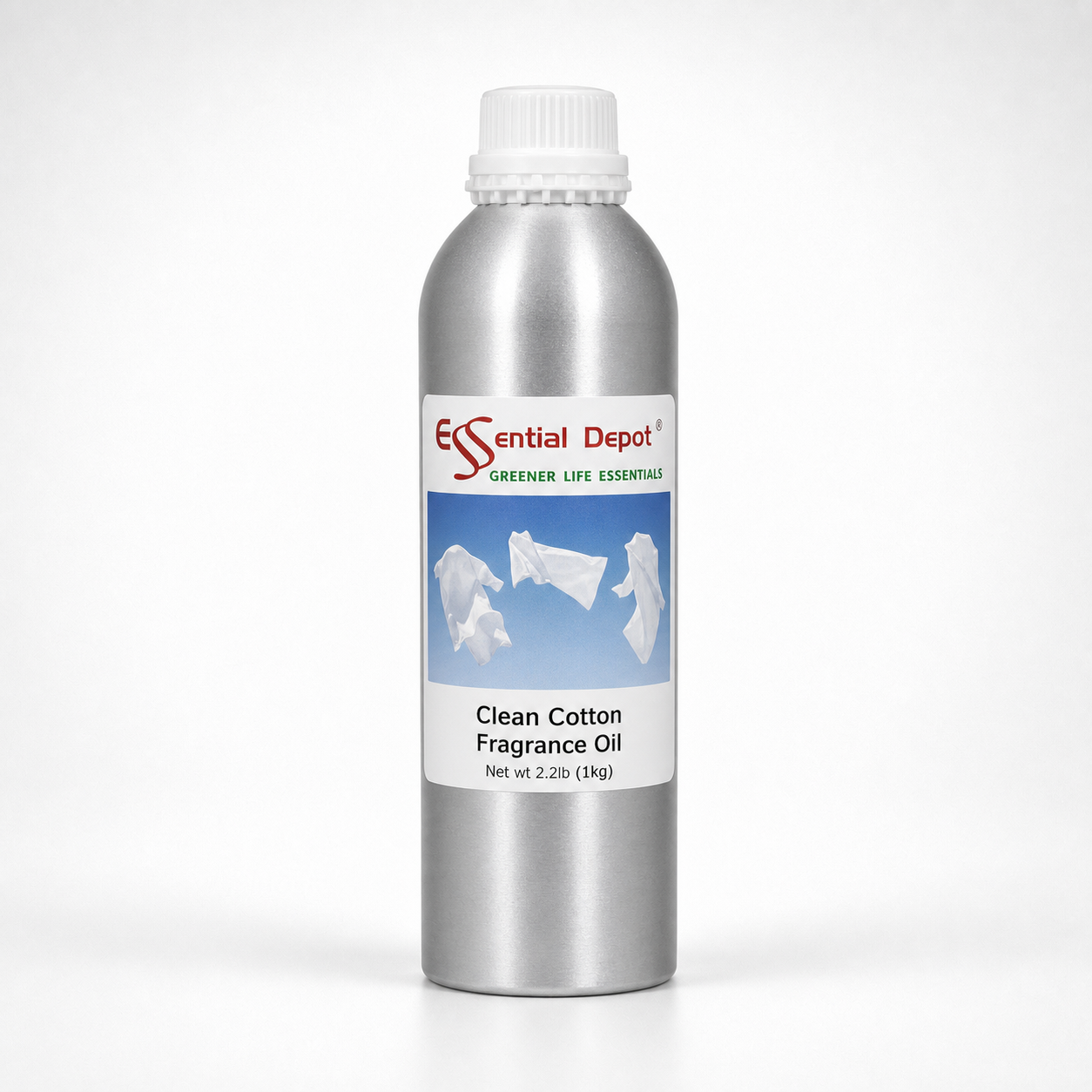 Clean Cotton Fragrance Oil - 1 kg. - Approx 2.2 lbs.