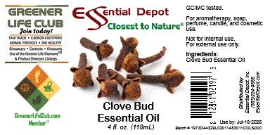 Clove Bud Essential Oil - 4 oz.