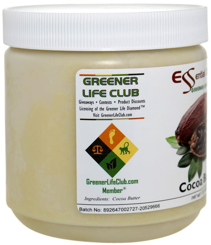 Cocoa Butter - 1 lb - No Additives - Unrefined