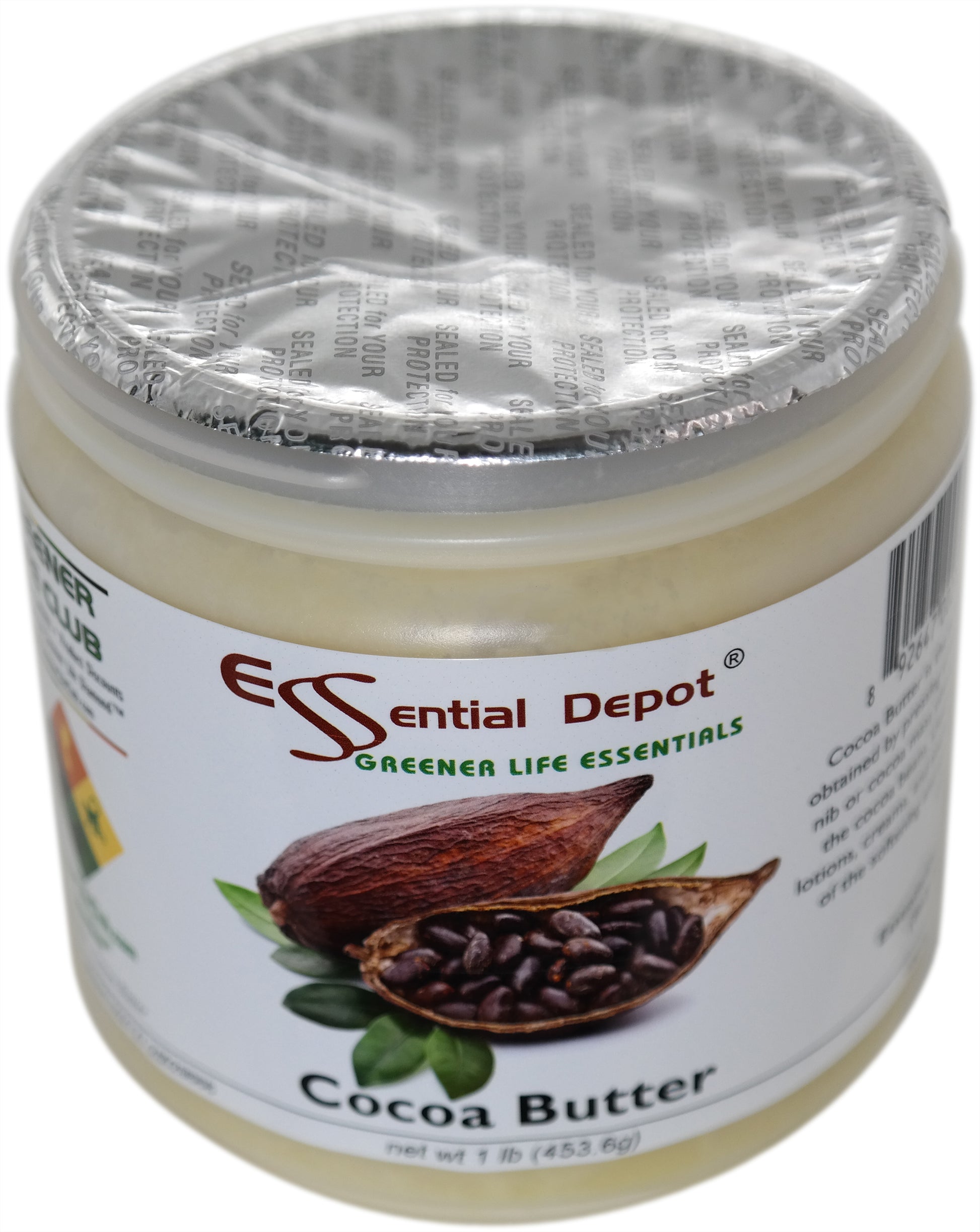 Cocoa Butter - 1 lb - No Additives - Unrefined