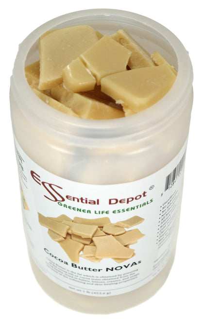Cocoa Butter Novas - 1 lb - No Additives - Unrefined