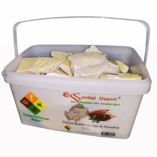 Cocoa Butter Novas - 4 lb - No Additives - Unrefined  - GLC Box