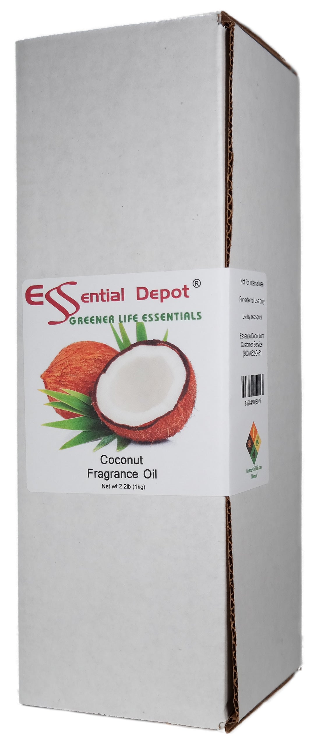 Coconut Fragrance Oil - 1 kg. - Approx 2.2 lbs.