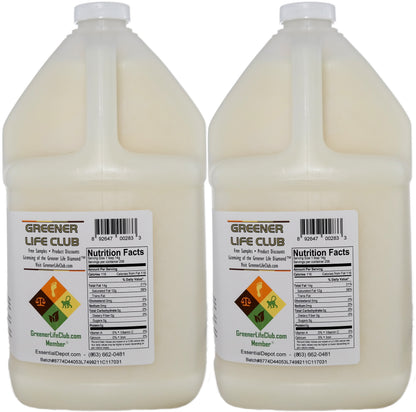 Coconut Oil 76F - 2 Gallons - 2 x 1 Gallon Containers - USP - Food Grade - Odorless - Tasteless