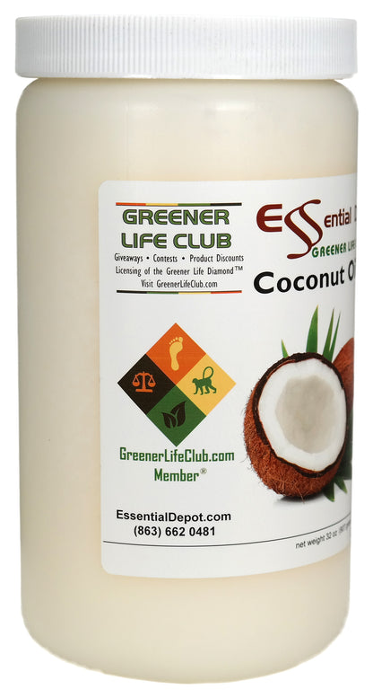 Coconut Oil 76F - 6 @ 1 Quart - USP - Food Grade - Odorless - Tasteless