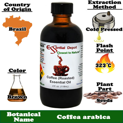 Coffee (Roasted) Essential Oil - 4 oz.