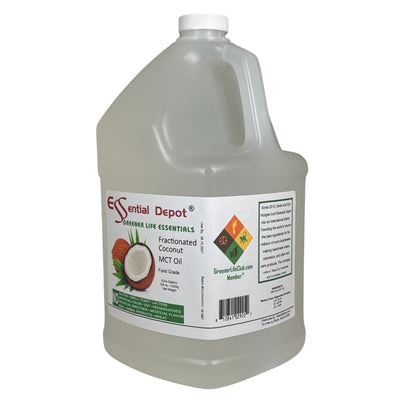 Coconut Oil - MCT Oil - Fractionated - Liquid - C6, C8, C10 - 1 Gallon - Food Grade - Non GMO