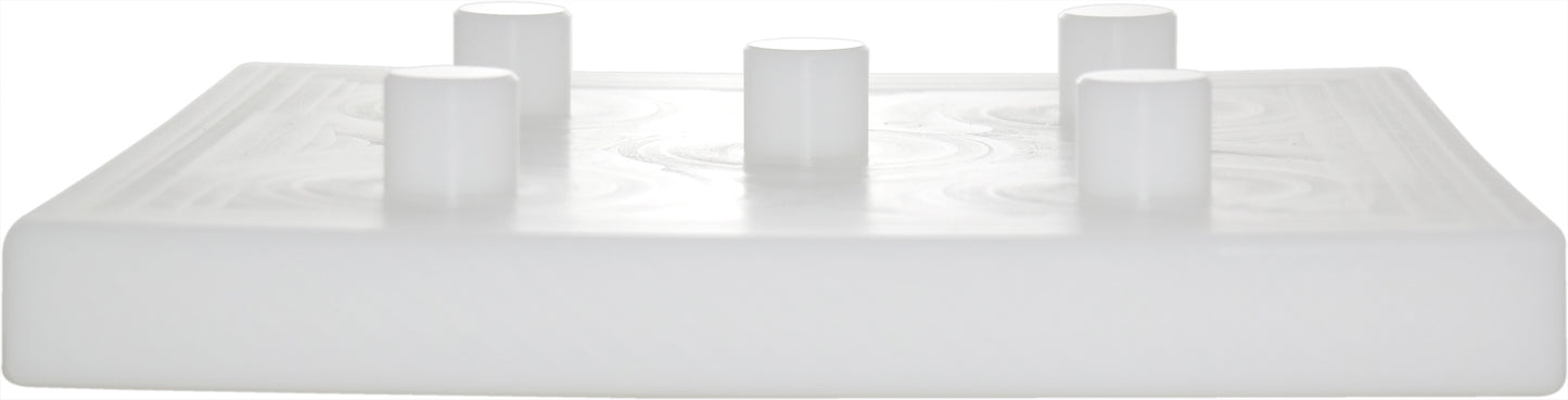 The R.E.D. Bath Bomb Press with 5 Bath Bomb Diamond Mold, Pushers and Pucks