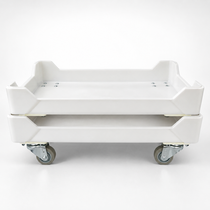 2 Stackable Drying Tray Dolly - 2 pack of WHEELED Dollys