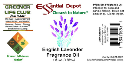 English Lavender Fragrance Oil - 4 oz.