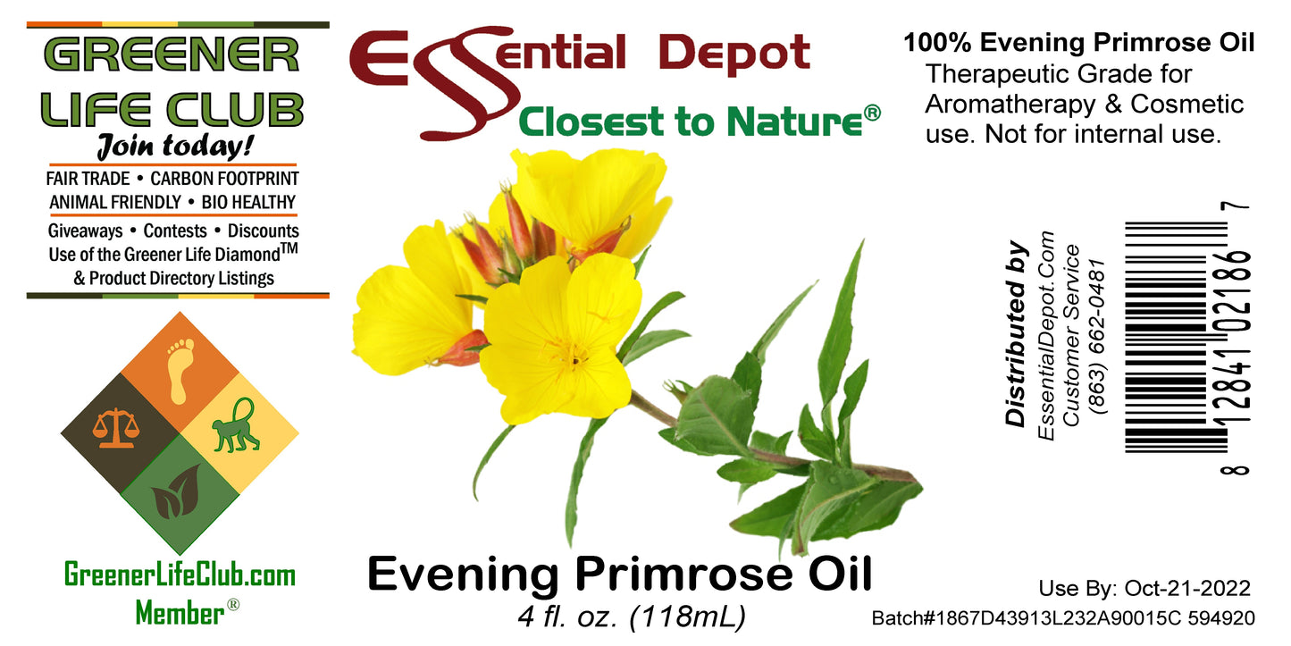 Organic Evening Primrose Oil - 4 oz.