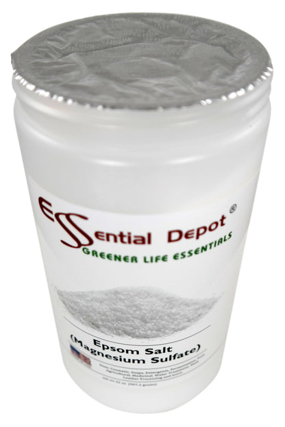 EPSOM SALT - MAGNESIUM SULFATE - MgSO4 - 2 LBS