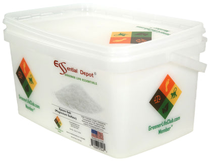 EPSOM SALT - MAGNESIUM SULFATE - MgS04 - 8 LBS - Greener Life Club Box  - FREE US SHIPPING