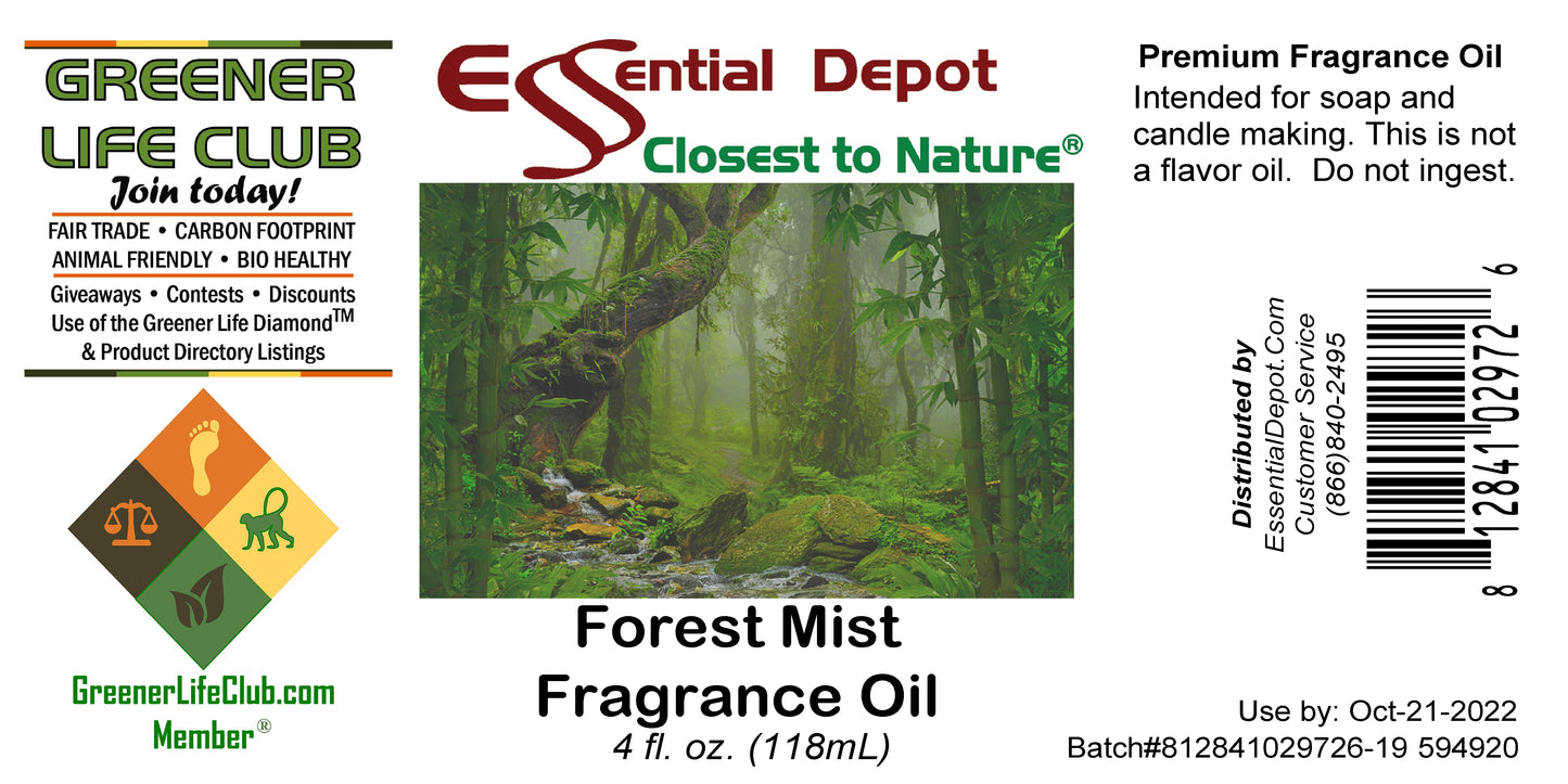 Forest Mist Fragrance Oil - 4 oz.