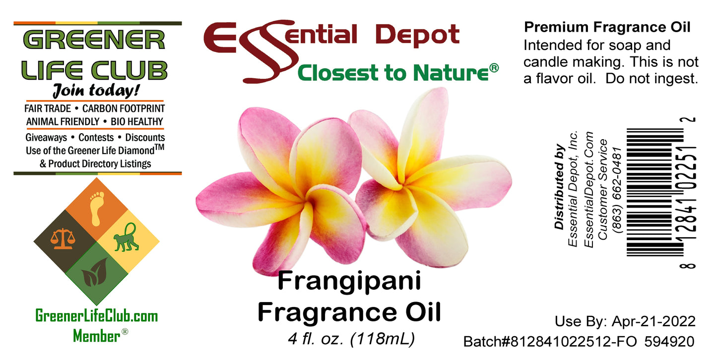 Frangipani Fragrance Oil - 4 oz.