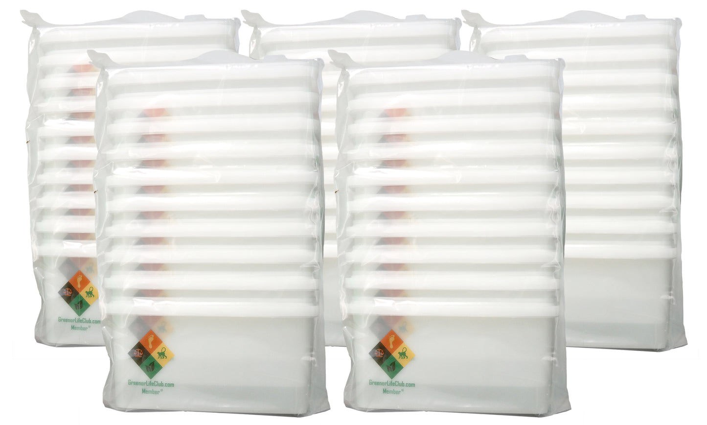 Box of 60 amazing Greener Life Club Boxes & Lids