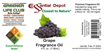 Grape Fragrance Oil - 4 oz.
