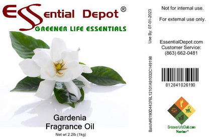 Gardenia Fragrance Oil - 1 kg. - Approx 2.2 lbs.