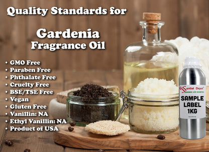 Gardenia Fragrance Oil - 1 kg. - Approx 2.2 lbs.