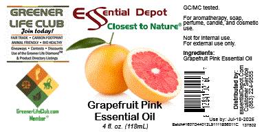 Grapefruit Pink Essential Oil - 4 oz.