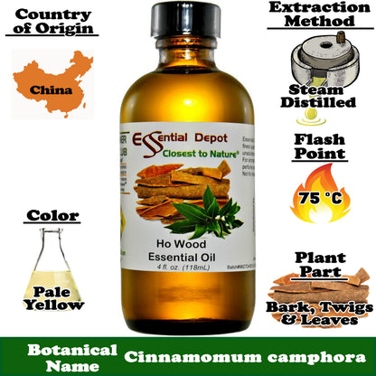 Ho Wood Essential Oil - 4 oz.