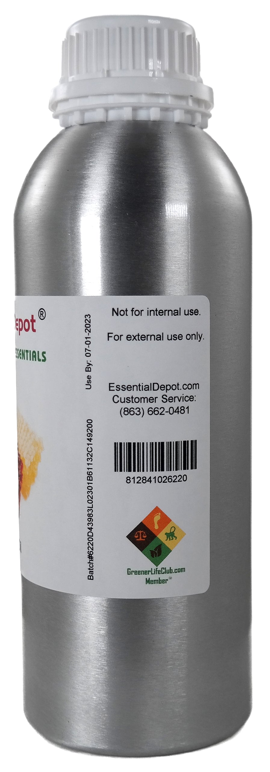 Honey Fragrance Oil - 1 kg. - Approx 2.2 lbs.