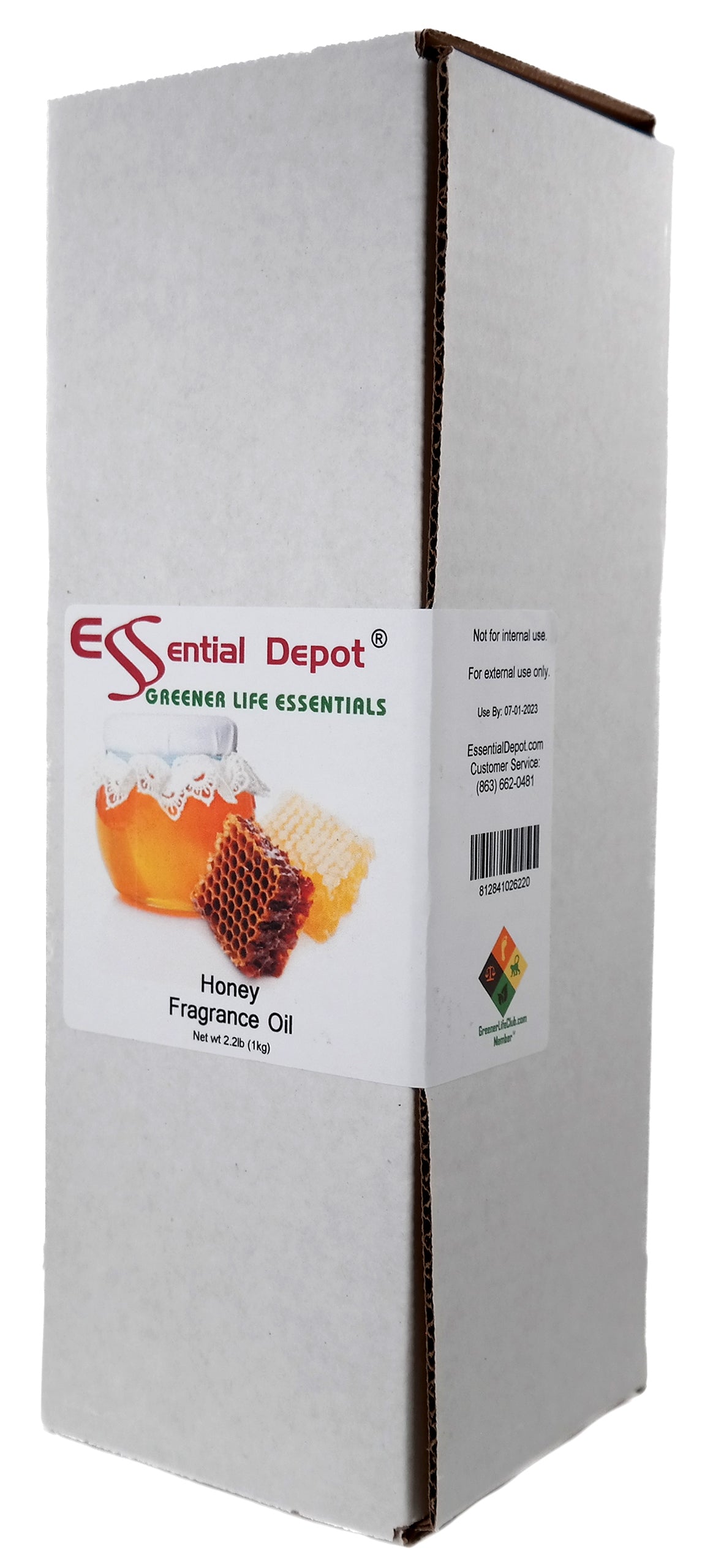 Honey Fragrance Oil - 1 kg. - Approx 2.2 lbs.