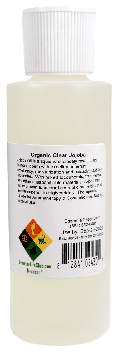 Jojoba Organic Clear 4 oz.