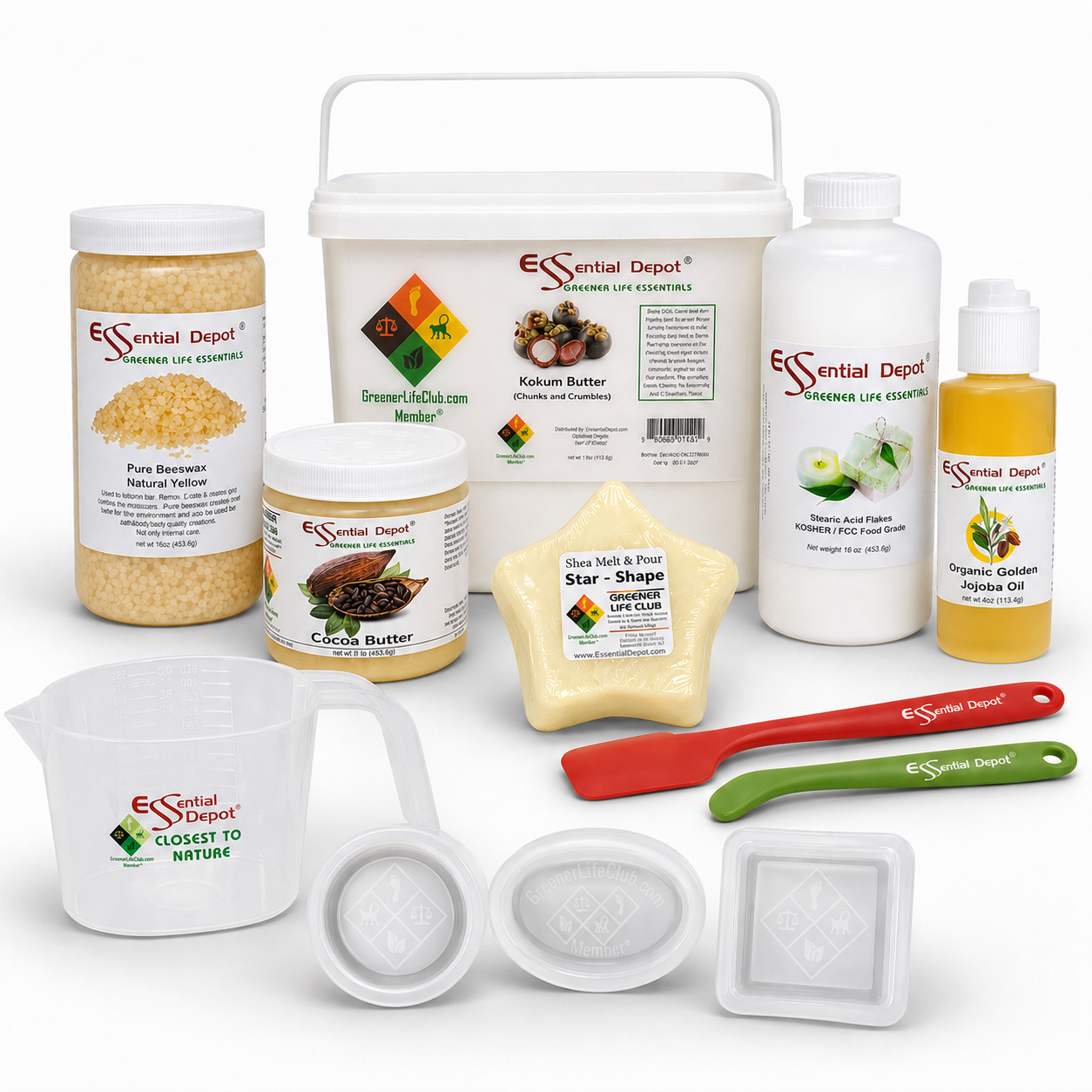 Lotion Bar Making Kit (DECONSTRUCTED) - Basic - Jojoba