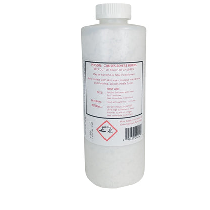 Potassium Hydroxide Flakes KOH, Caustic Potash Anhydrous KOH Dry - 2 lbs - 1 x 2 lbs