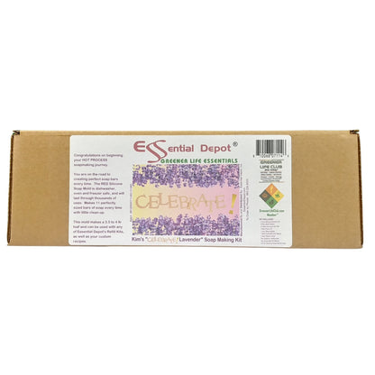 Kim's Celebrate Lavender - R.E.D. Silicone Mold (Red) Soap Making Kit