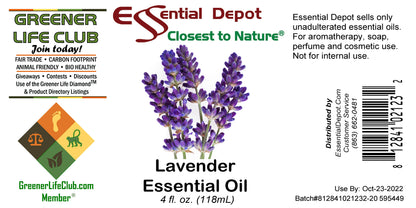 Lavender Essential Oil - 4 oz
