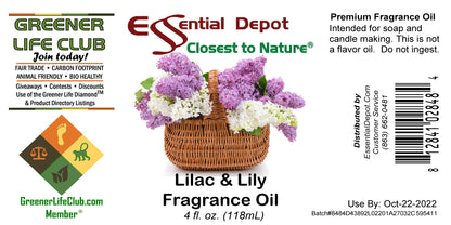 Lilac & Lily Fragrance Oil - 4 oz.