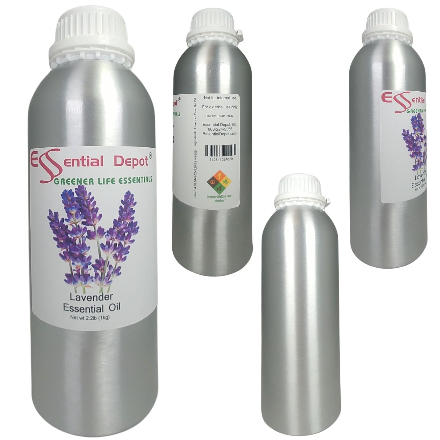 Lavender Essential Oil - 1 kg. - Approx 2.2 lbs.