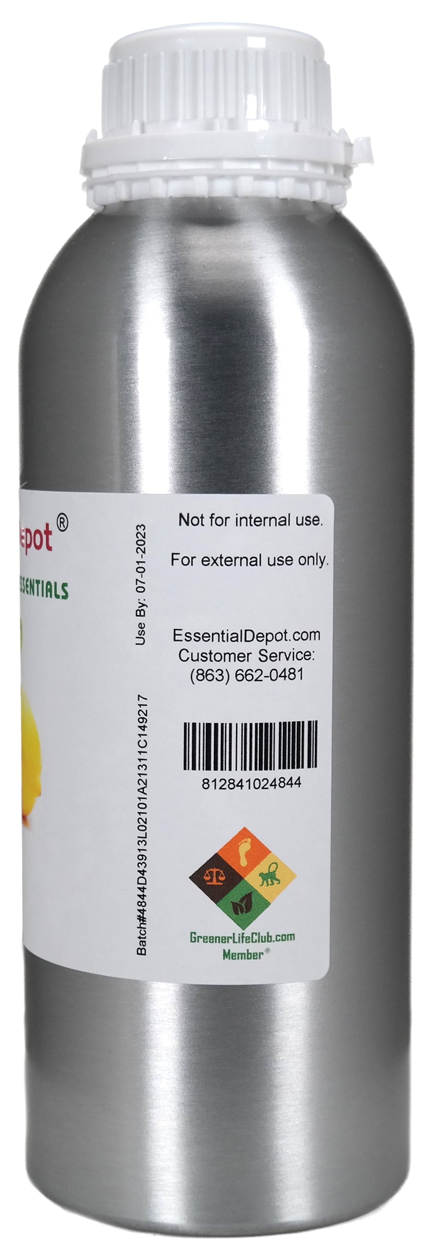 Lemon Essential Oil - 1 kg. - Approx 2.2 lbs.