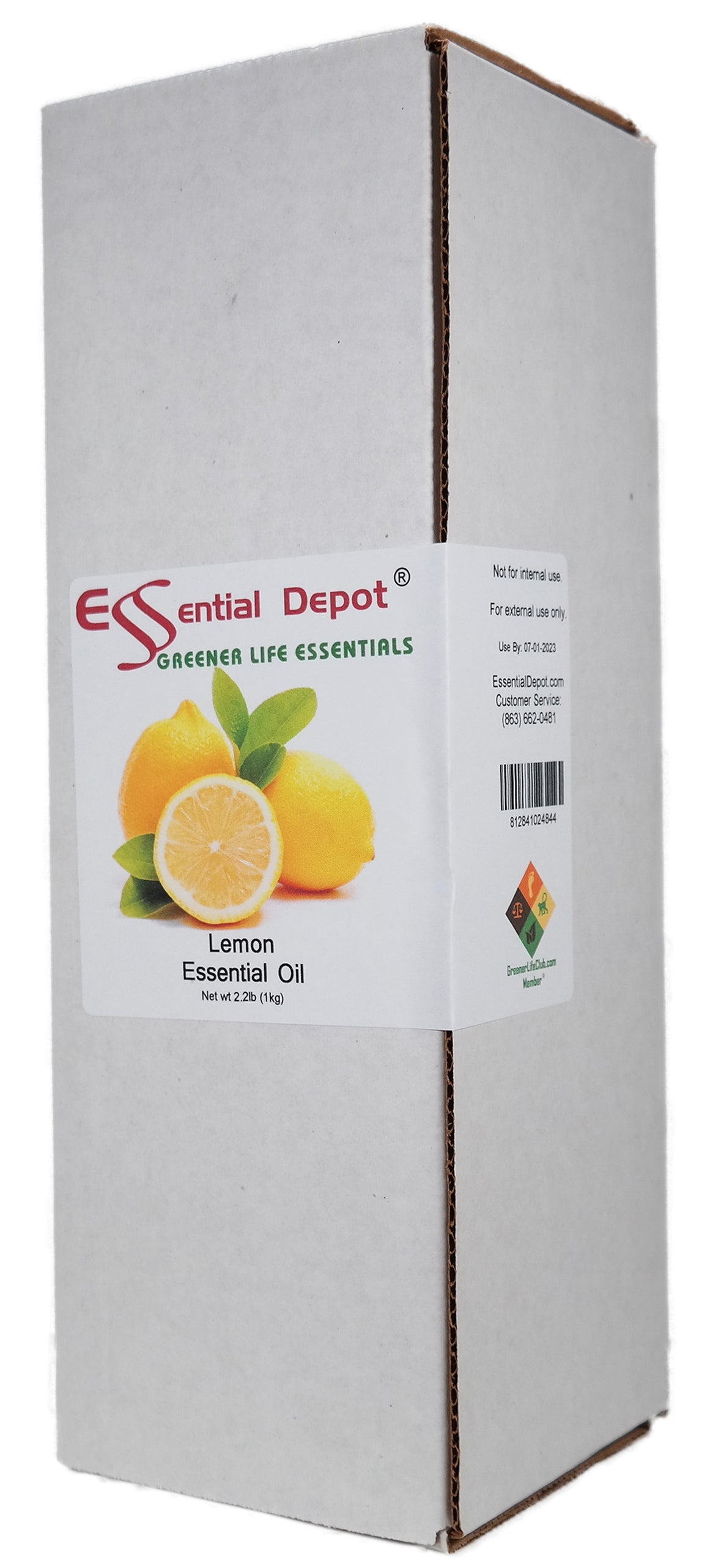 Lemon Essential Oil - 1 kg. - Approx 2.2 lbs.