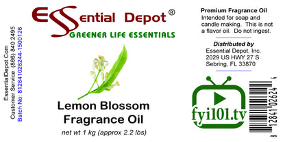 Lemon Blossom Fragrance Oil - 1 kg. - Approx 2.2 lbs.