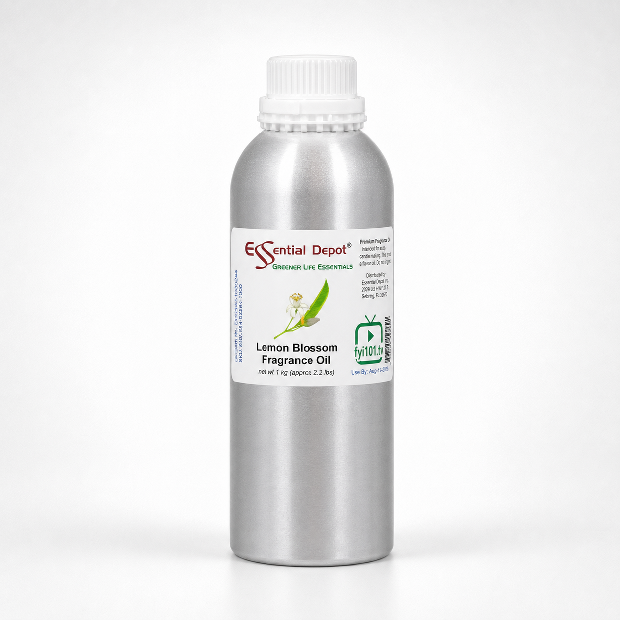 Lemon Blossom Fragrance Oil - 1 kg. - Approx 2.2 lbs.